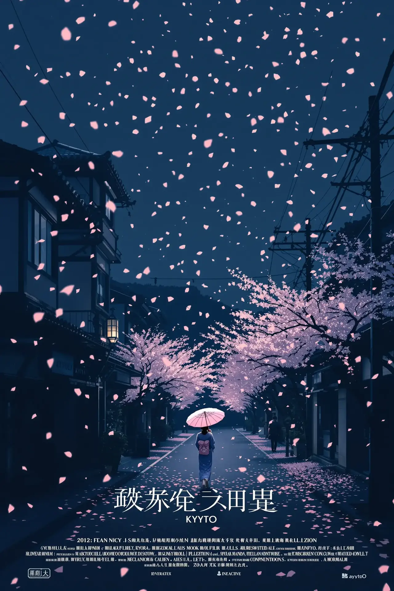 樱花落下的声音（桜の音）日本纯爱、剧情电影海报